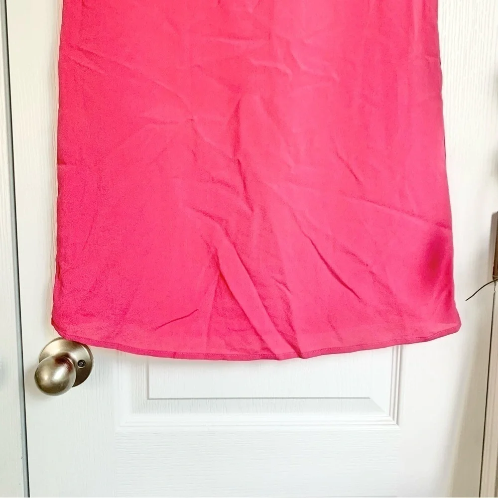 *Missing Belt* The Limited Pink Sleeveless Ruffle shift dress - Picture 4 of 12